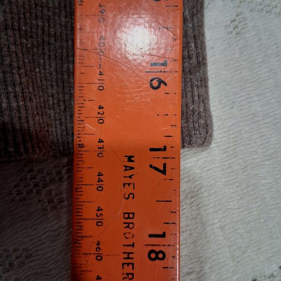 Banana Republic Womens Size S Shawl Neck Brown 2 Button Sweater Kangaroo Pocket - Picture 13 of 13